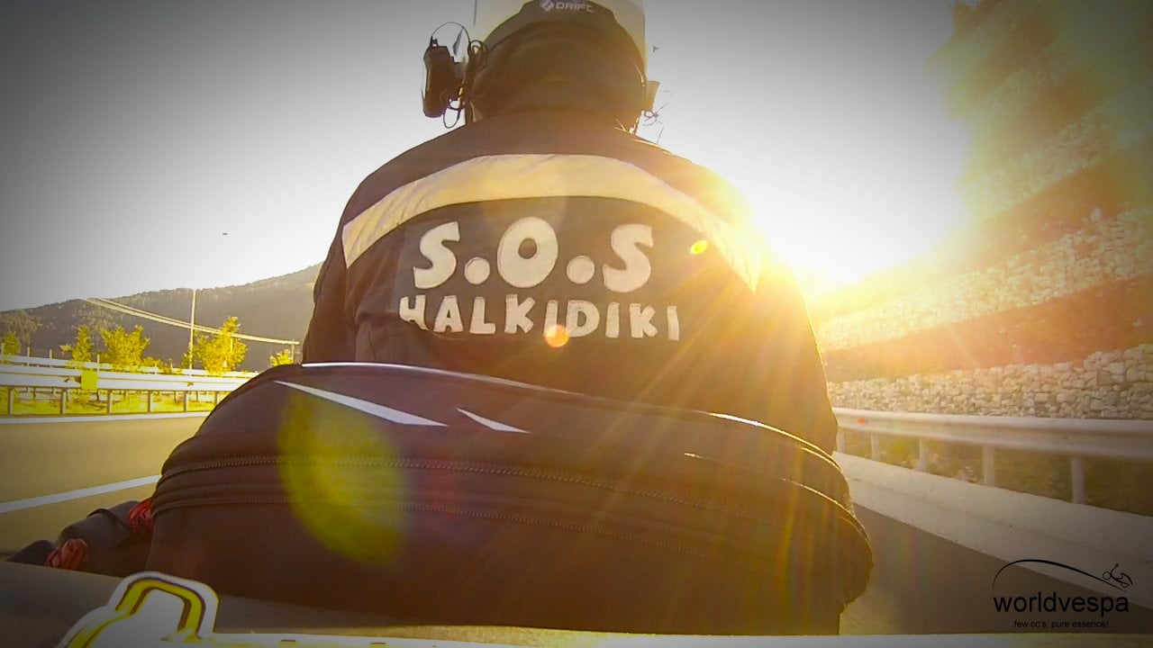 Egnatia highway on my Vespa