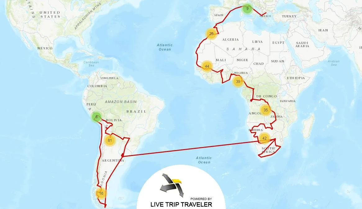 Live Trip Traveler χάρτης